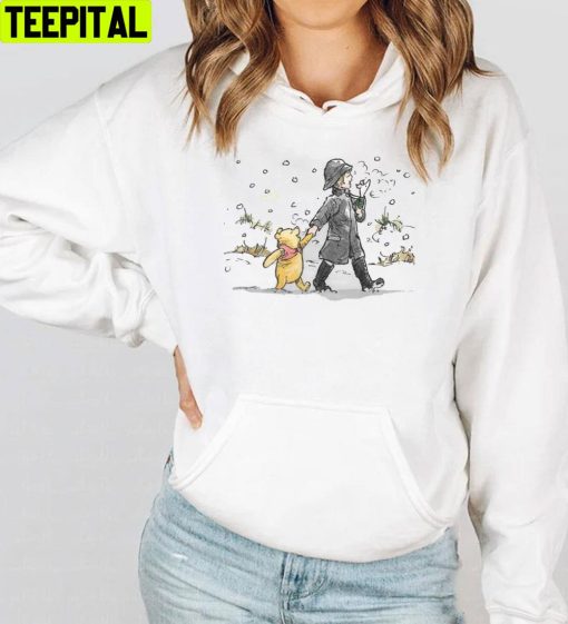 Wlaking Winnie The Pooh Trending Unisex T-Shirt