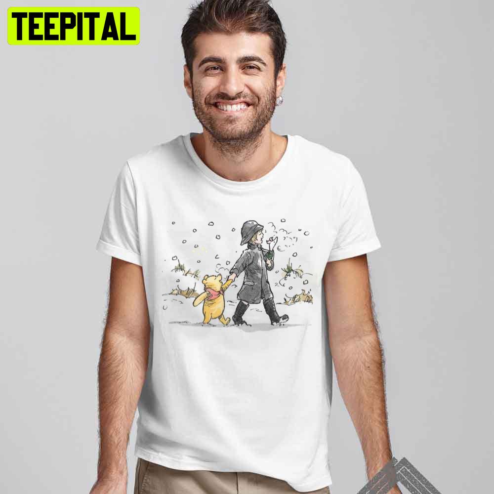 Wlaking Winnie The Pooh Trending Unisex T-Shirt Wlaking Winnie The Pooh Trending Unisex T-Shirt