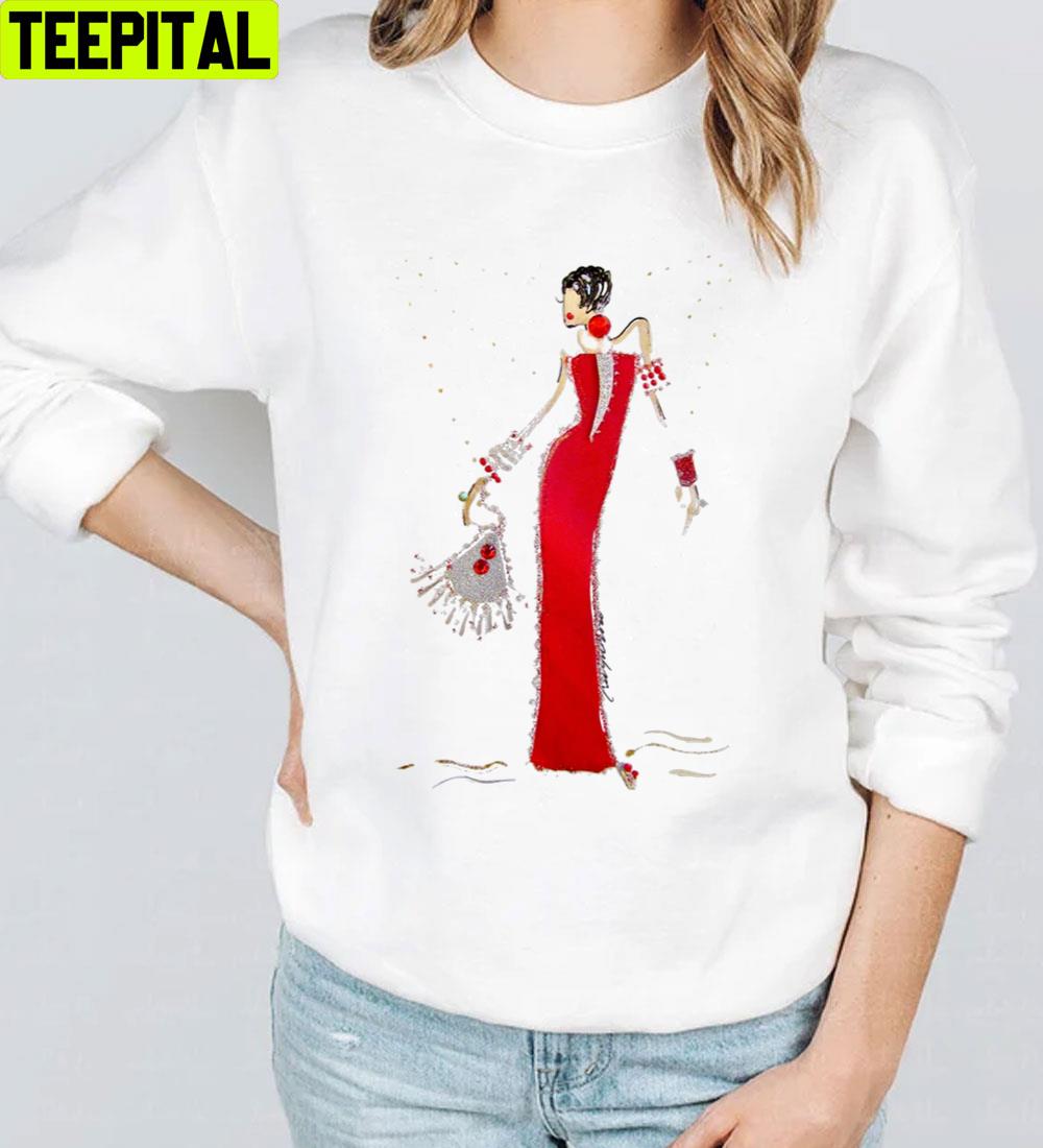Woman In Red Trending Unisex T-Shirt Woman In Red Trending Unisex T-Shirt