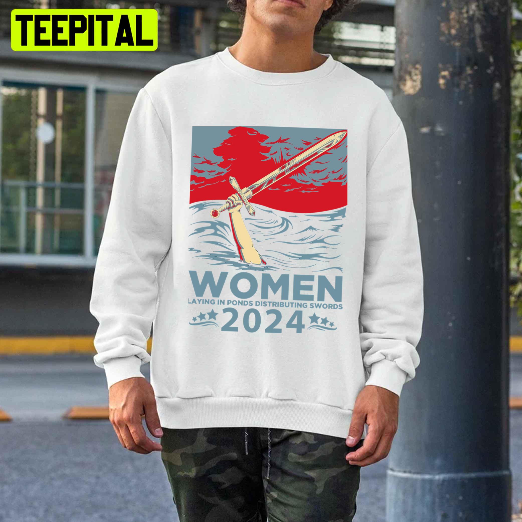 Women Laying In Ponds Distributing Swords 2024 Trending Unisex T-Shirt Women Laying In Ponds Distributing Swords 2024 Trending Unisex T-Shirt