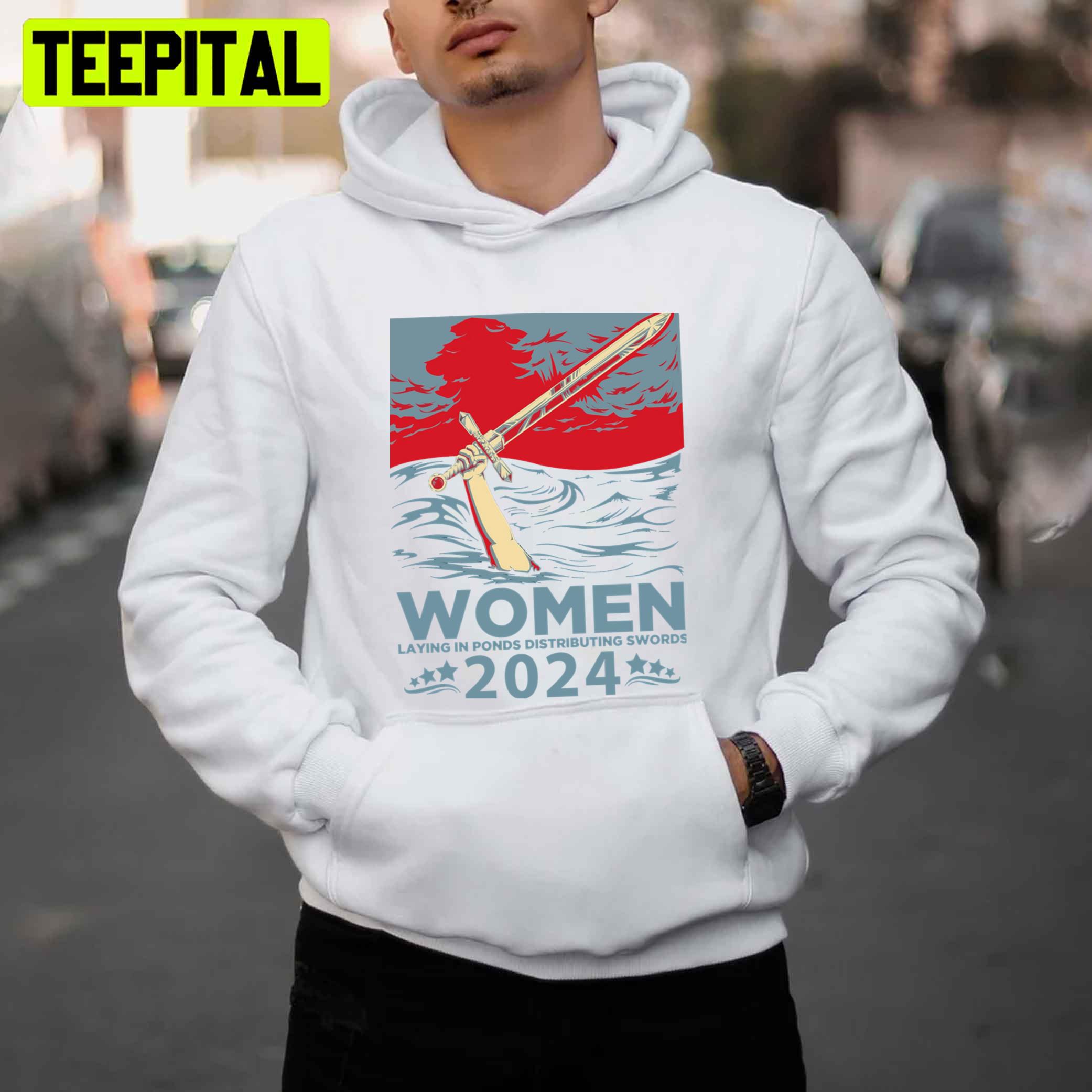 Women Laying In Ponds Distributing Swords 2024 Trending Unisex T-Shirt Women Laying In Ponds Distributing Swords 2024 Trending Unisex T-Shirt