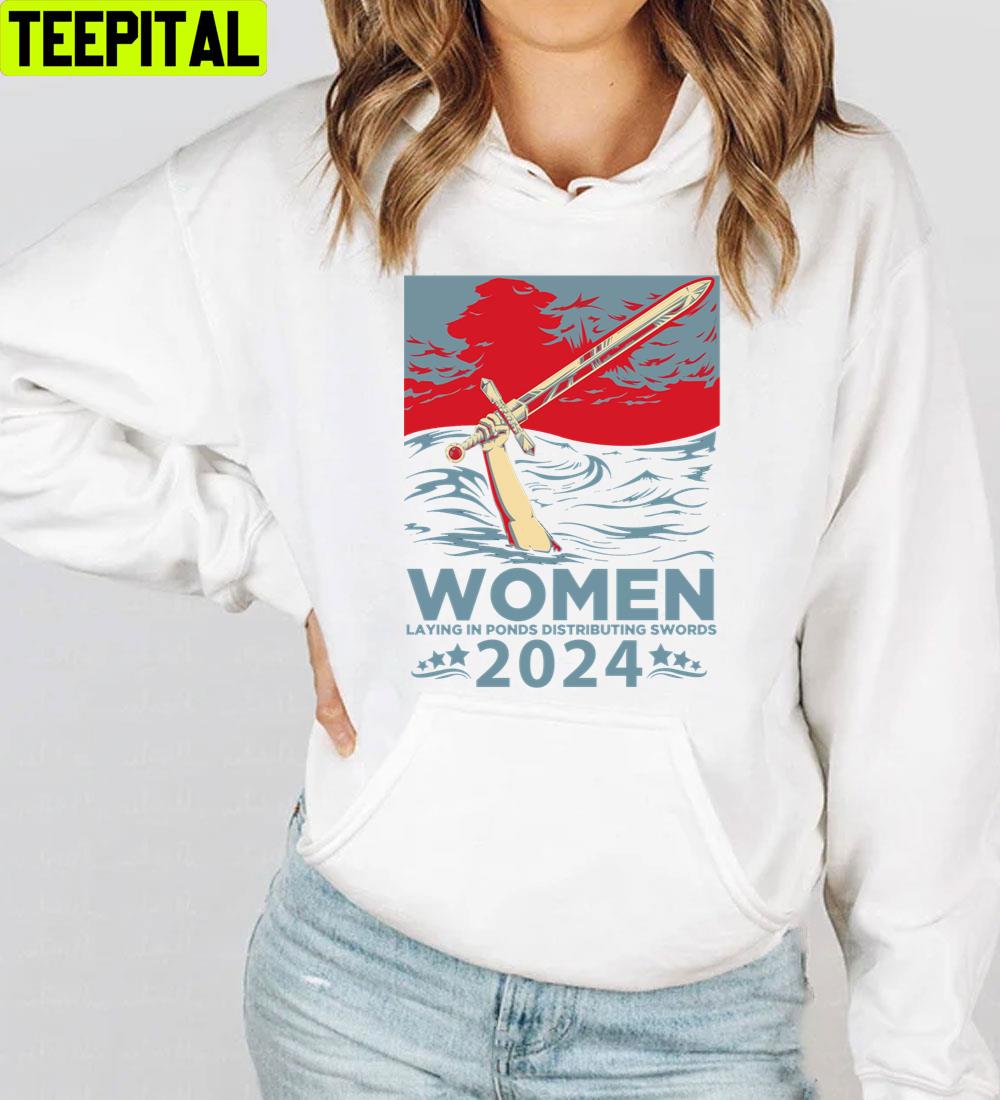 Women Laying In Ponds Distributing Swords 2024 Trending Unisex T-Shirt Women Laying In Ponds Distributing Swords 2024 Trending Unisex T-Shirt