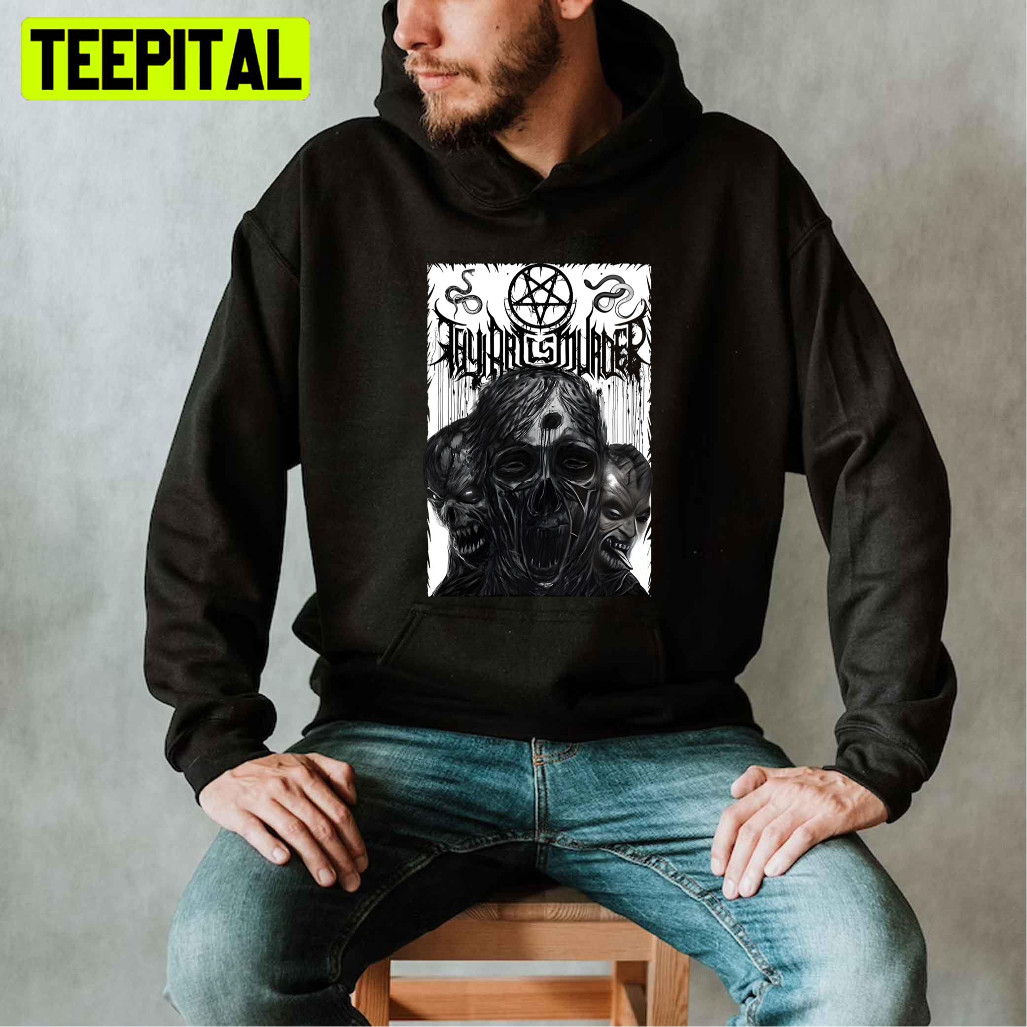 3 Zombies Thy Art Is Murder Unisex T-Shirt 3 Zombies Thy Art Is Murder Unisex T-Shirt