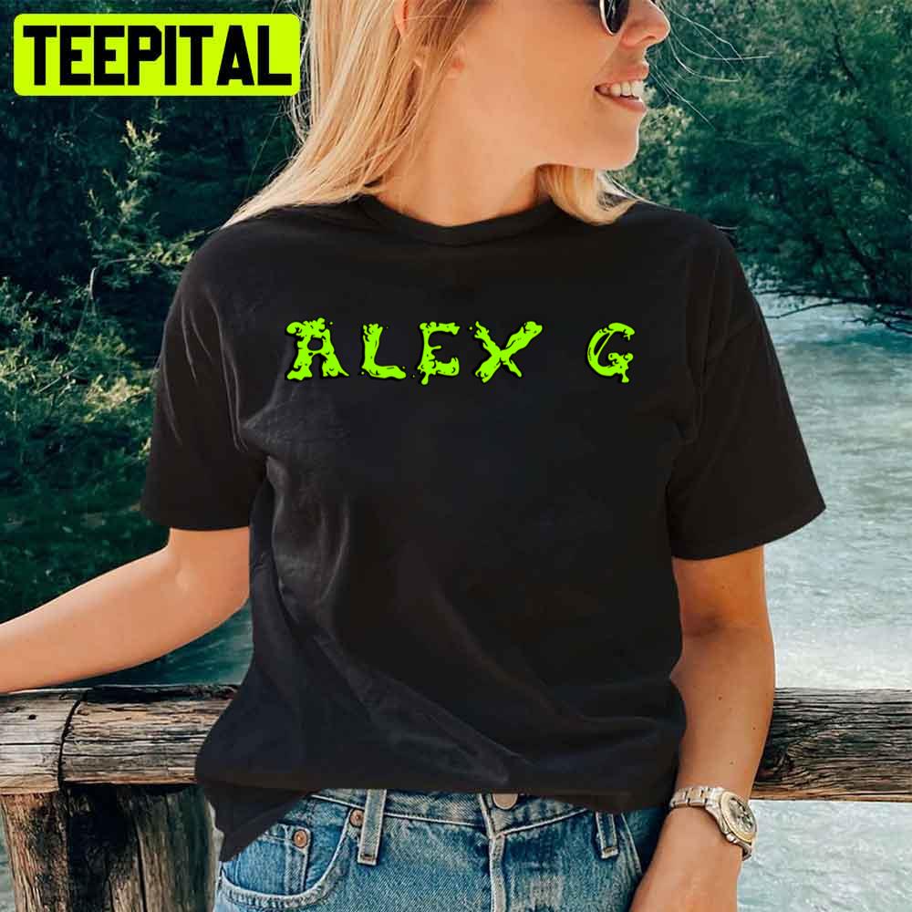 Alex G Snot Letter Logo Unisex T-Shirt Alex G Snot Letter Logo Unisex T-Shirt