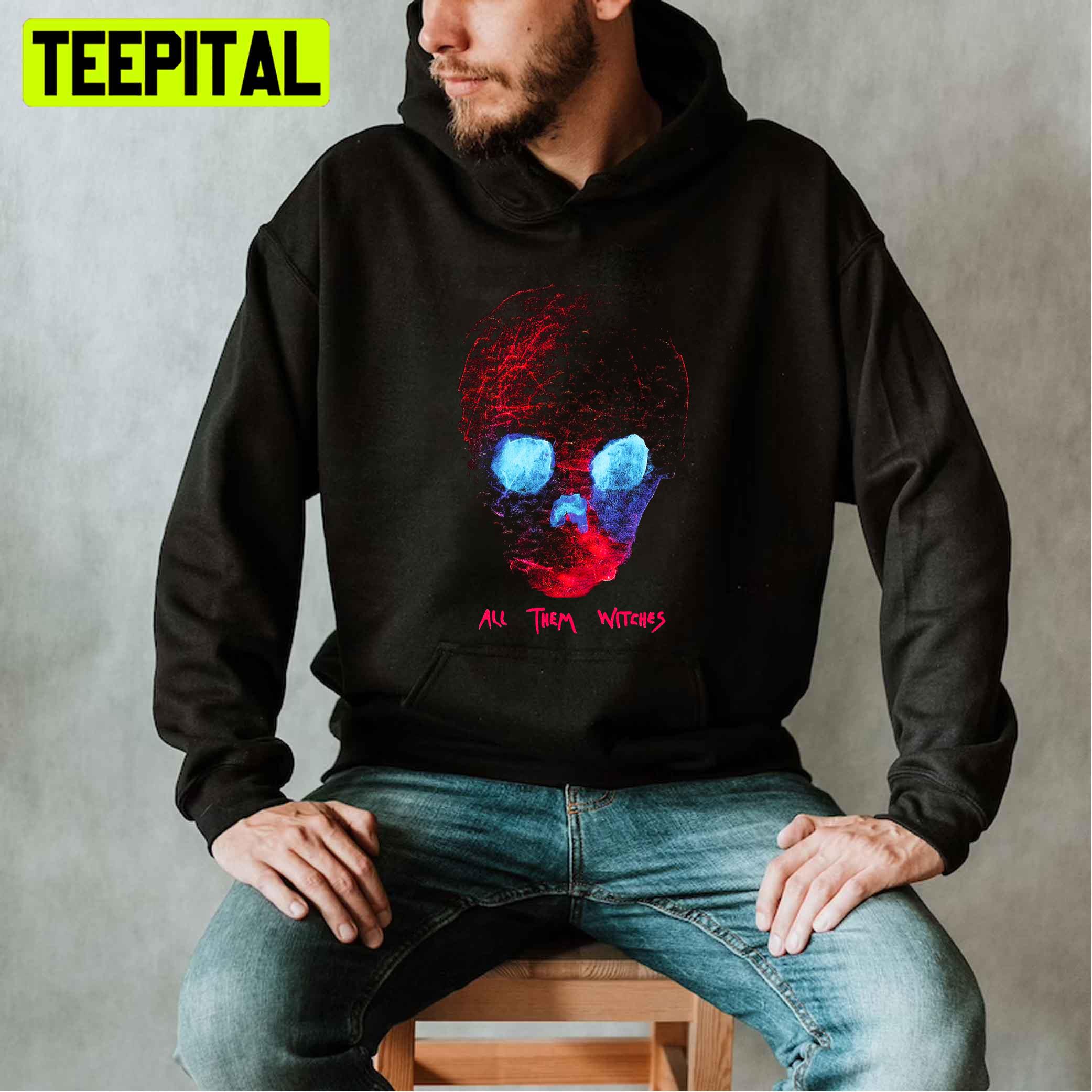 All Them Witches Atw Red Skull Unisex T-Shirt All Them Witches Atw Red Skull Unisex T-Shirt