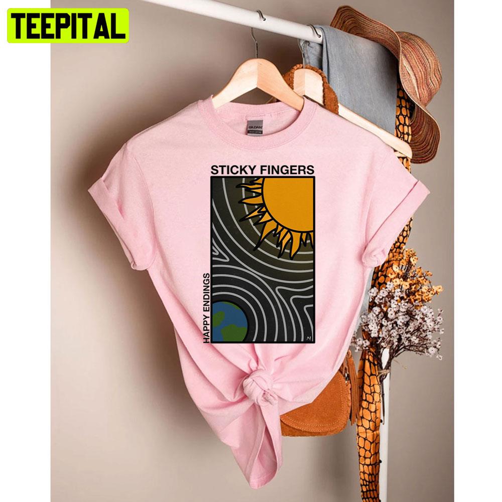 Happy Endings Sticky Fingers Unisex T-Shirt Happy Endings Sticky Fingers Unisex T-Shirt
