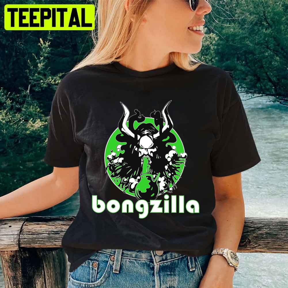 King Of Weed Bongzilla Unisex T-Shirt King Of Weed Bongzilla Unisex T-Shirt