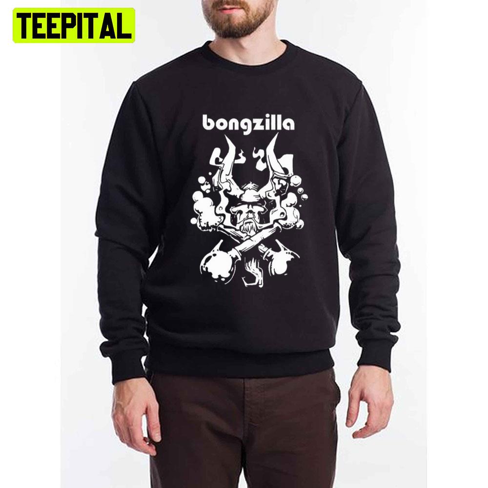 White Bongzilla Popular Logo Unisex T-Shirt White Bongzilla Popular Logo Unisex T-Shirt