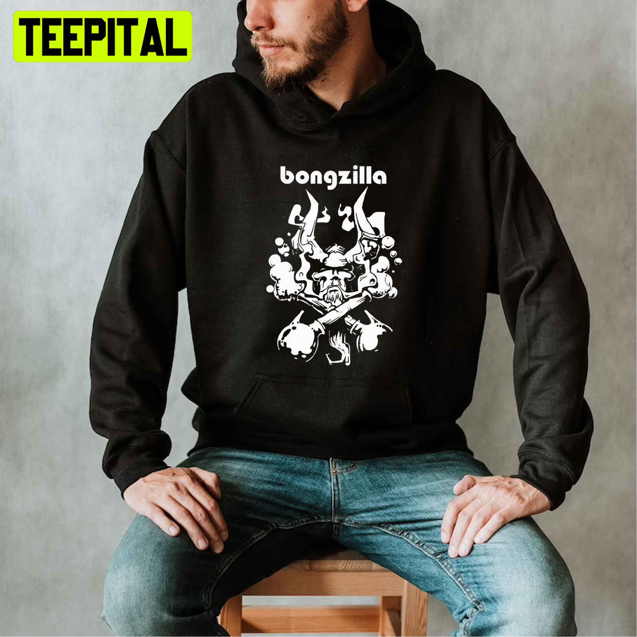 White Bongzilla Popular Logo Unisex T-Shirt White Bongzilla Popular Logo Unisex T-Shirt