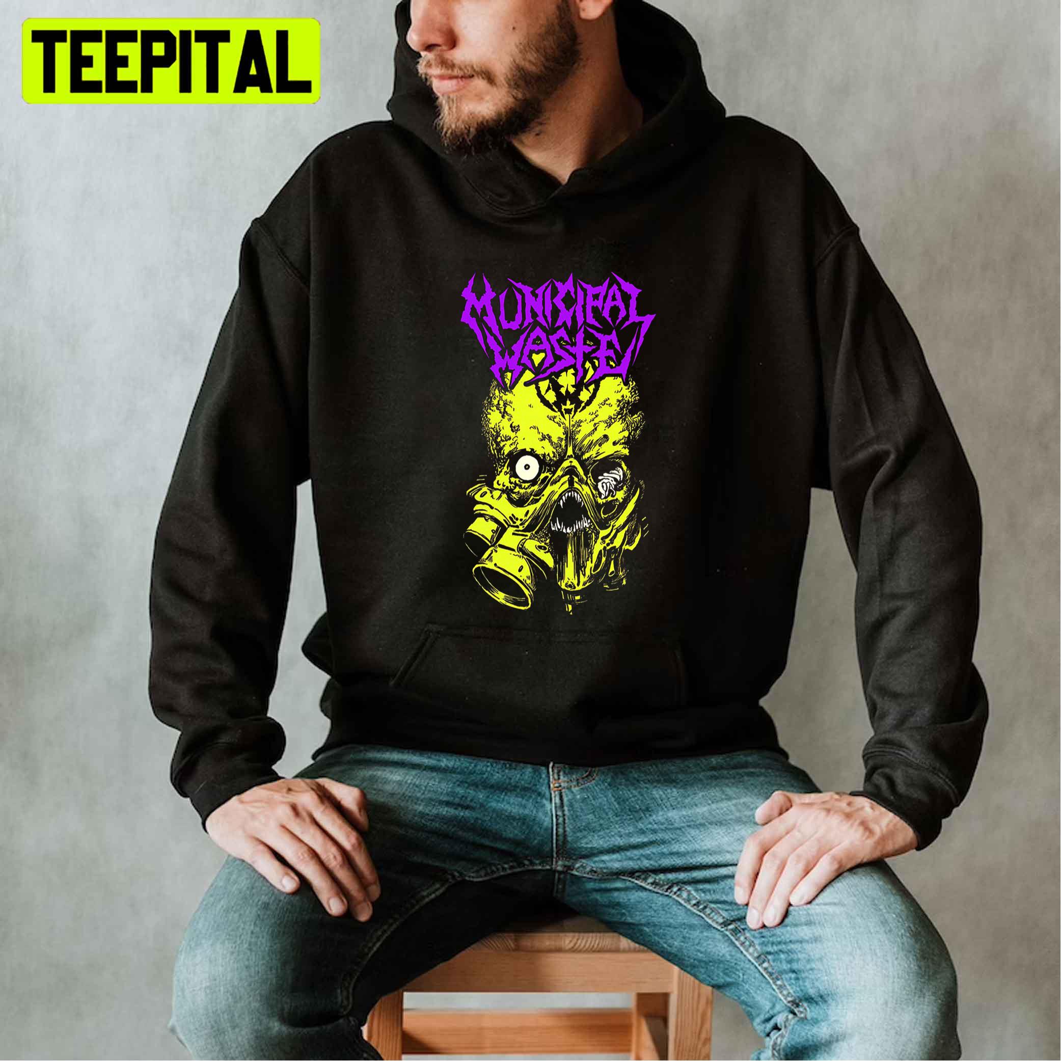 Yellow Purple Art Municipal Waste Unisex T-Shirt Yellow Purple Art Municipal Waste Unisex T-Shirt