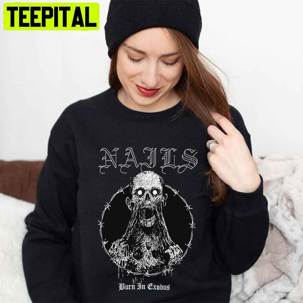 Burn In Exodus Nails Unisex T-Shirt Burn In Exodus Nails Unisex T-Shirt