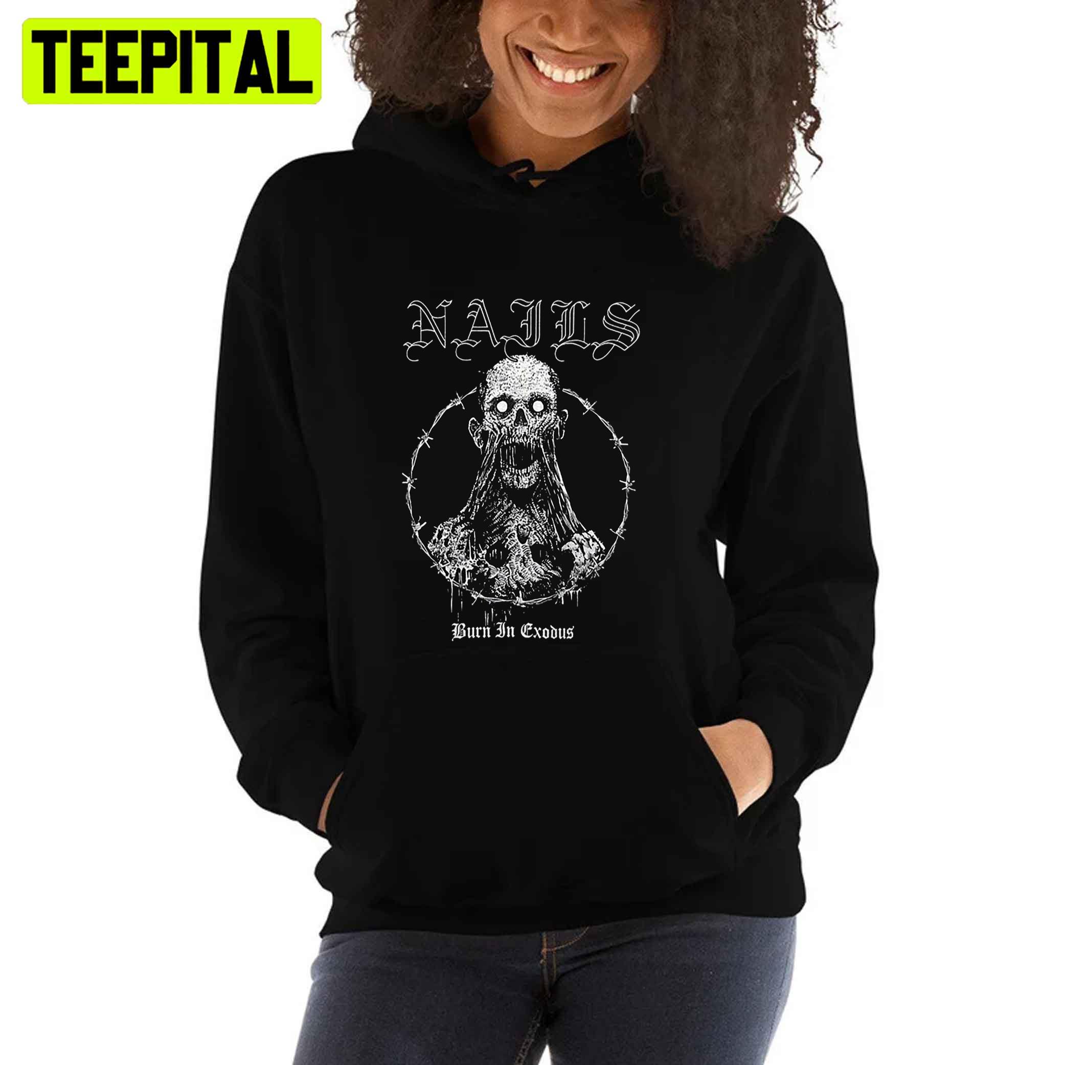 Burn In Exodus Nails Unisex T-Shirt Burn In Exodus Nails Unisex T-Shirt