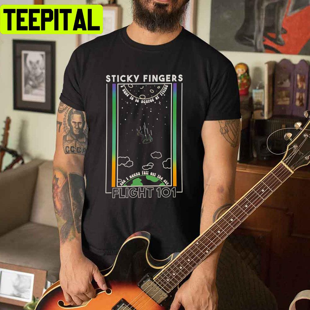 Flight 101 Sticky Fingers Unisex T-Shirt Flight 101 Sticky Fingers Unisex T-Shirt
