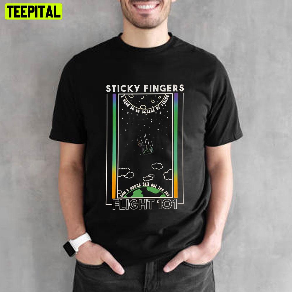 Flight 101 Sticky Fingers Unisex T-Shirt Flight 101 Sticky Fingers Unisex T-Shirt