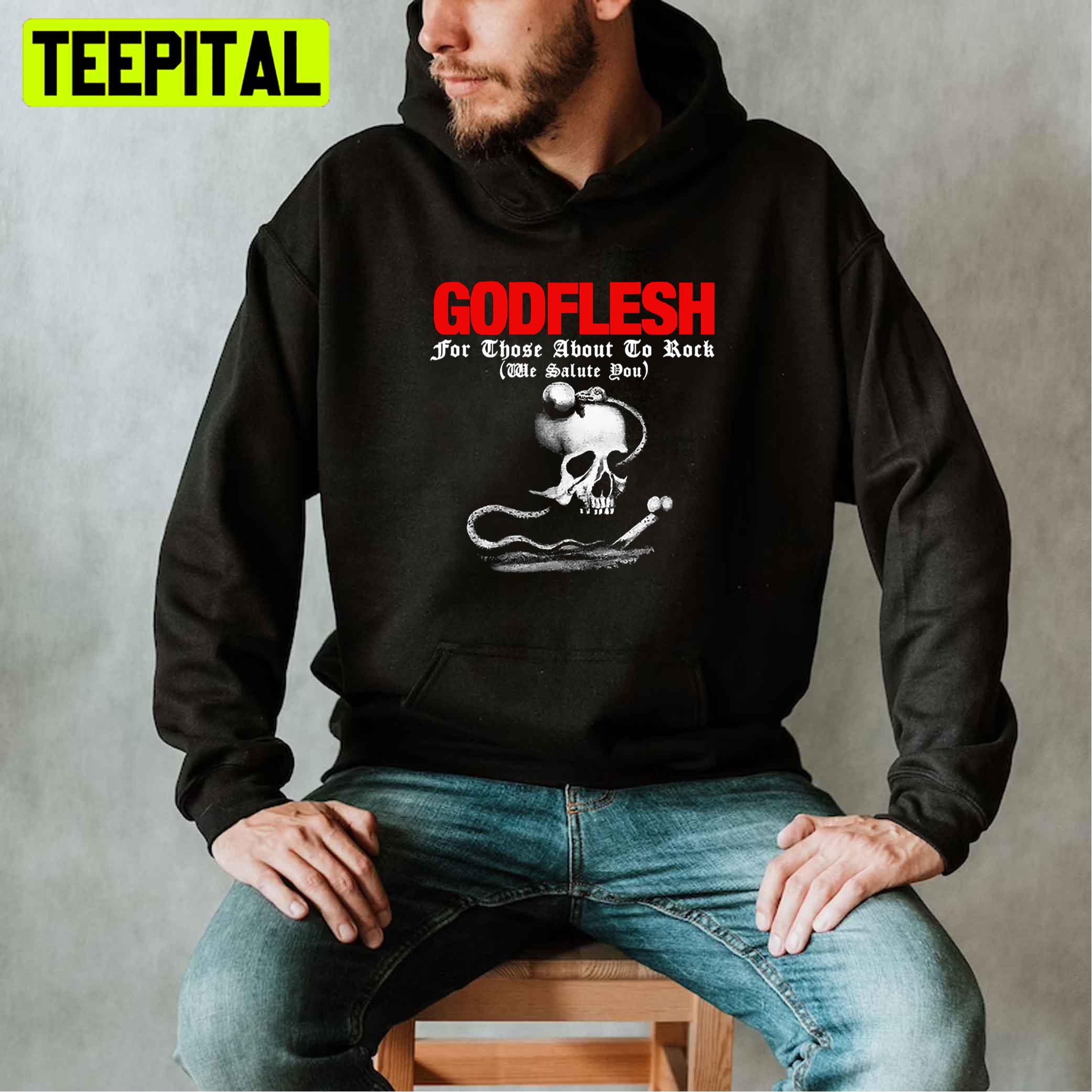 For Those About To Rock Godflesh Unisex T-Shirt For Those About To Rock Godflesh Unisex T-Shirt