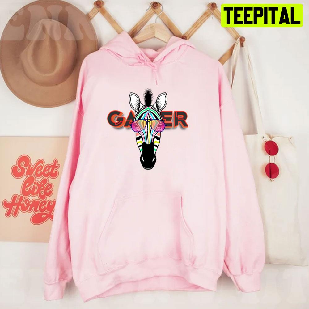 Gamer Zebra Unisex T-Shirt Gamer Zebra Unisex T-Shirt