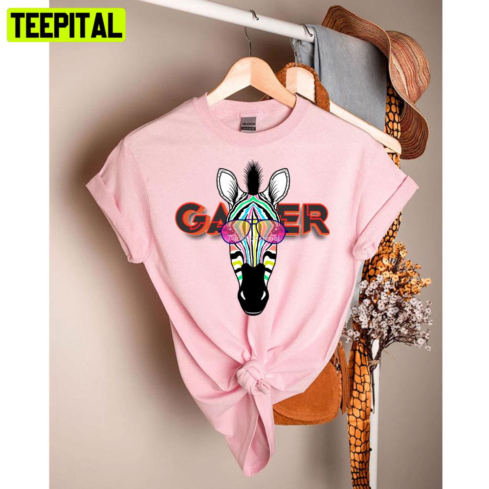 Gamer Zebra Unisex T-Shirt Gamer Zebra Unisex T-Shirt