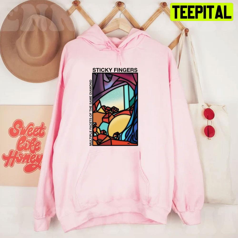 Multiple Facets Of The Same Diamond Sticky Fingers Unisex T-Shirt Multiple Facets Of The Same Diamond Sticky Fingers Unisex T-Shirt