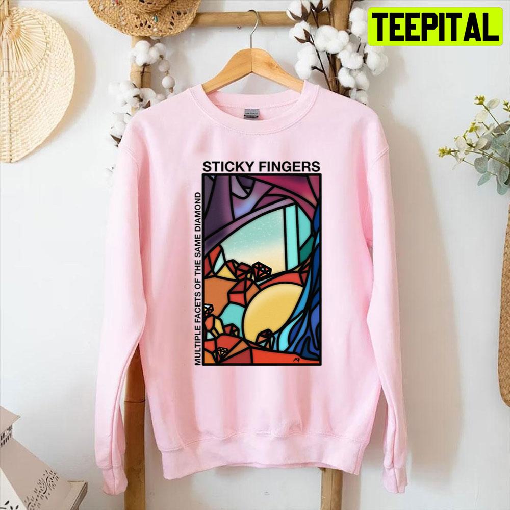 Multiple Facets Of The Same Diamond Sticky Fingers Unisex T-Shirt Multiple Facets Of The Same Diamond Sticky Fingers Unisex T-Shirt