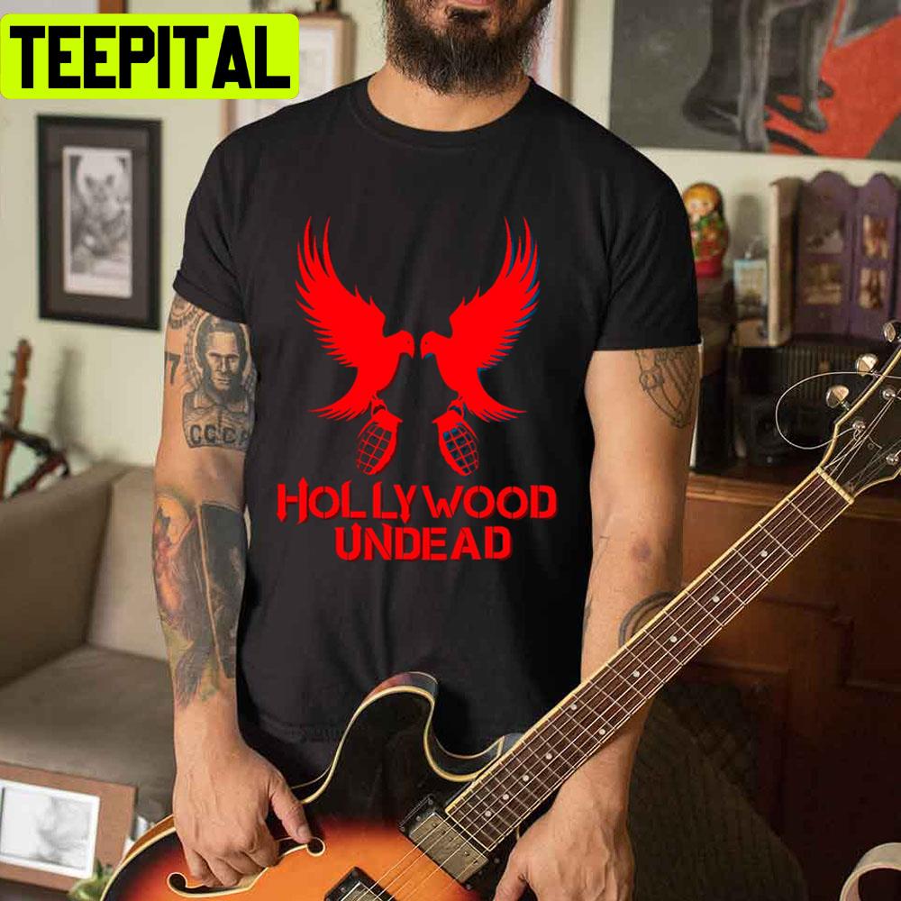 Red Birds Hollywood Undead Unisex T-Shirt Red Birds Hollywood Undead Unisex T-Shirt
