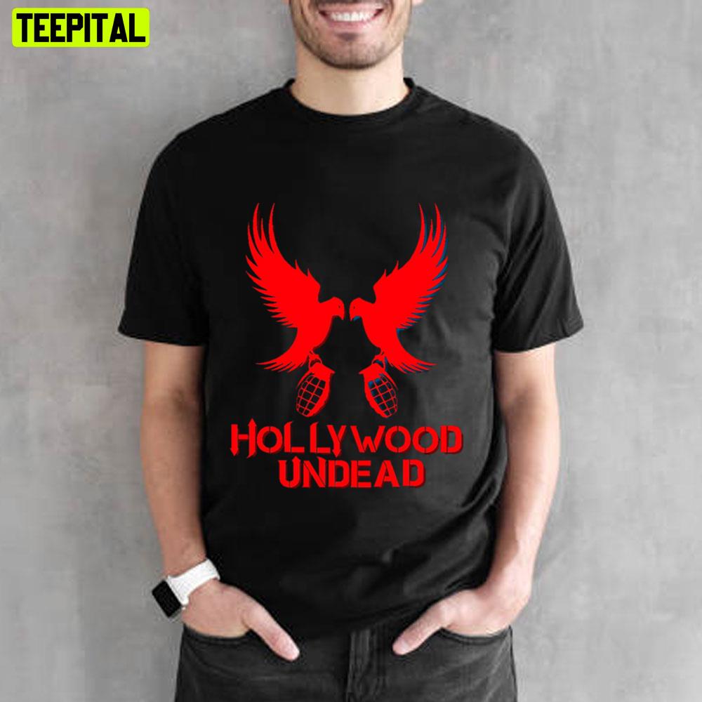 Red Birds Hollywood Undead Unisex T-Shirt Red Birds Hollywood Undead Unisex T-Shirt
