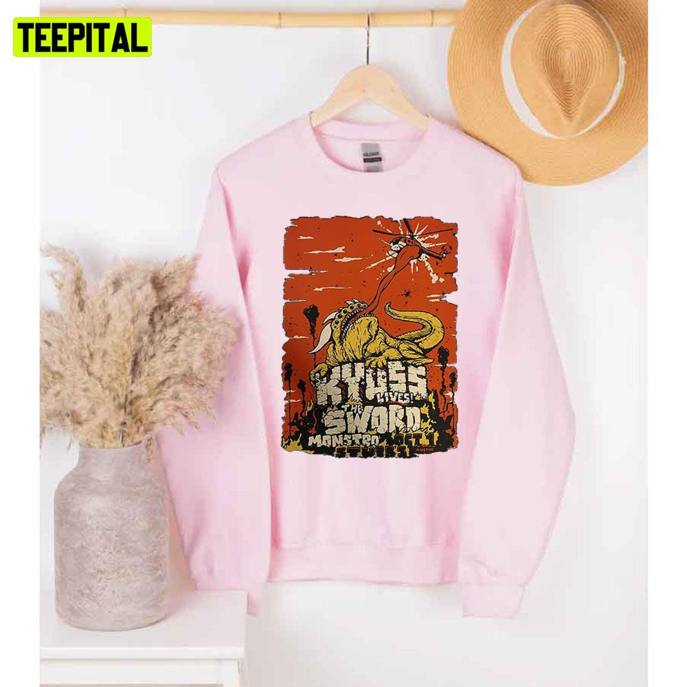The Giant Sword Monster Graphic Unisex Sweatshirt The Giant Sword Monster Graphic Unisex Sweatshirt