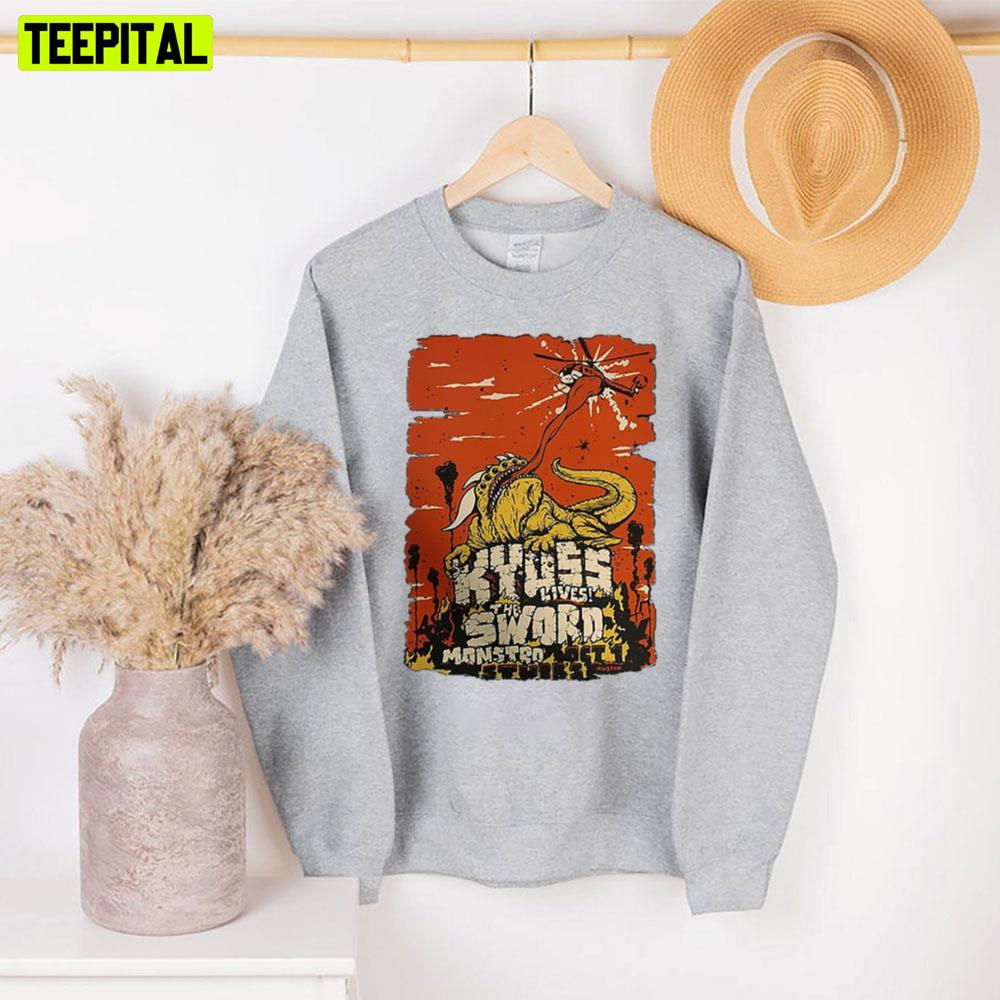 The Giant Sword Monster Graphic Unisex Sweatshirt The Giant Sword Monster Graphic Unisex Sweatshirt