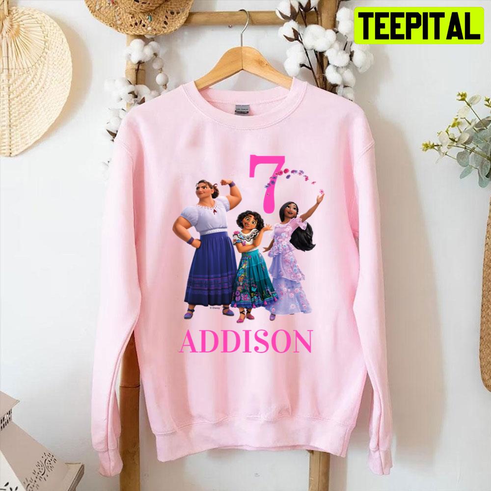 7 Encanto Sisters Birthday Girl Unisex T-Shirt 7 Encanto Sisters Birthday Girl Unisex T-Shirt