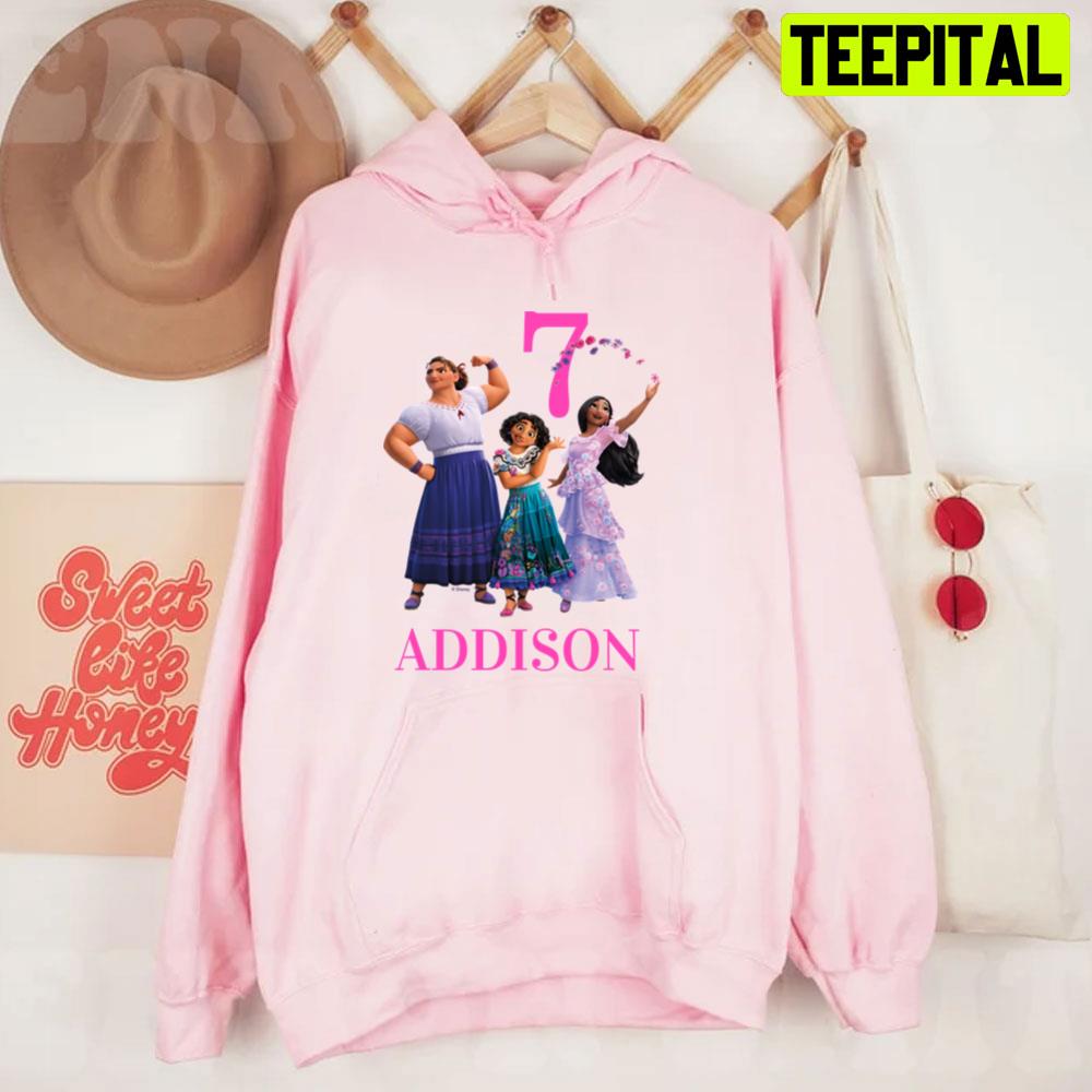 7 Encanto Sisters Birthday Girl Unisex T-Shirt 7 Encanto Sisters Birthday Girl Unisex T-Shirt