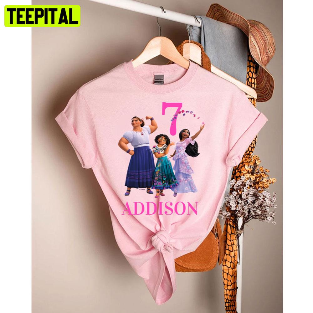 7 Encanto Sisters Birthday Girl Unisex T-Shirt 7 Encanto Sisters Birthday Girl Unisex T-Shirt