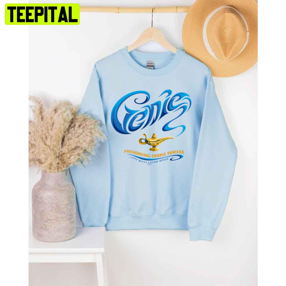Aladdin Genie… Ittybitty Living Space Unisex T-Shirt Aladdin Genie… Ittybitty Living Space Unisex T-Shirt