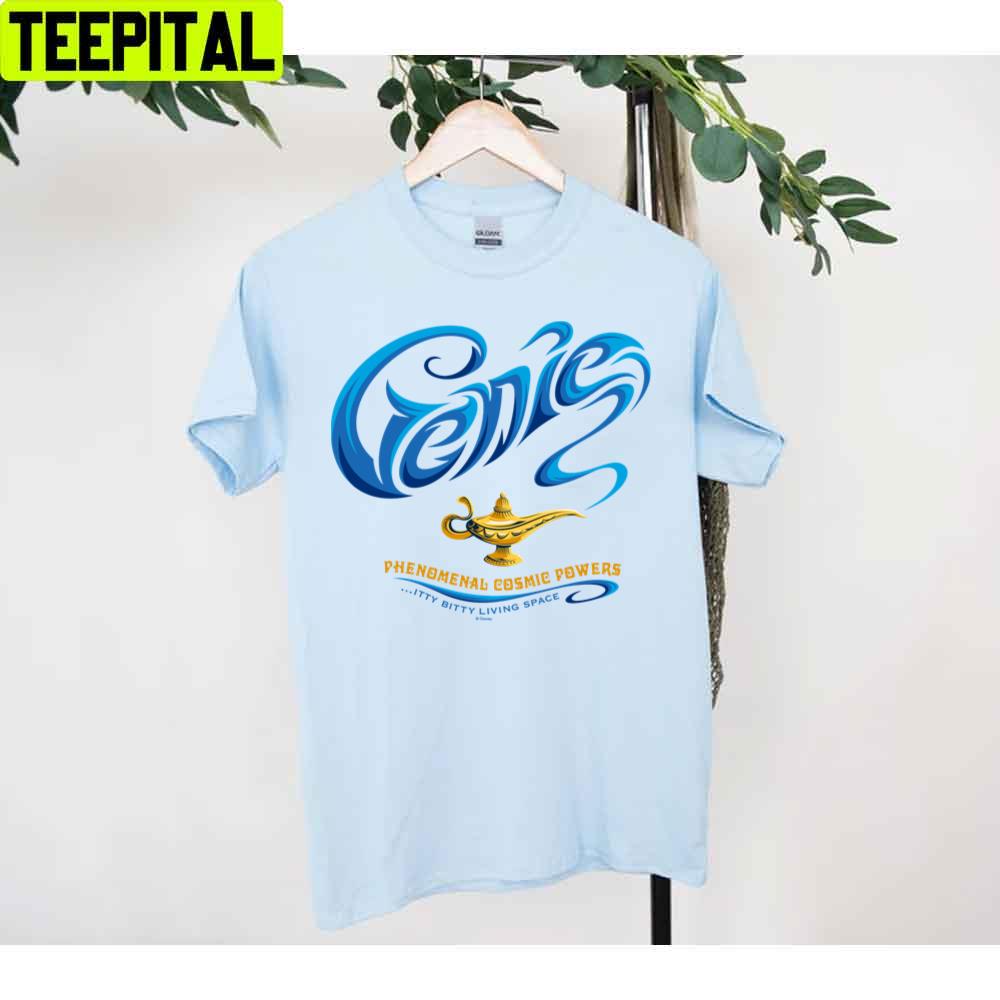 Aladdin Genie… Ittybitty Living Space Unisex T-Shirt Aladdin Genie… Ittybitty Living Space Unisex T-Shirt