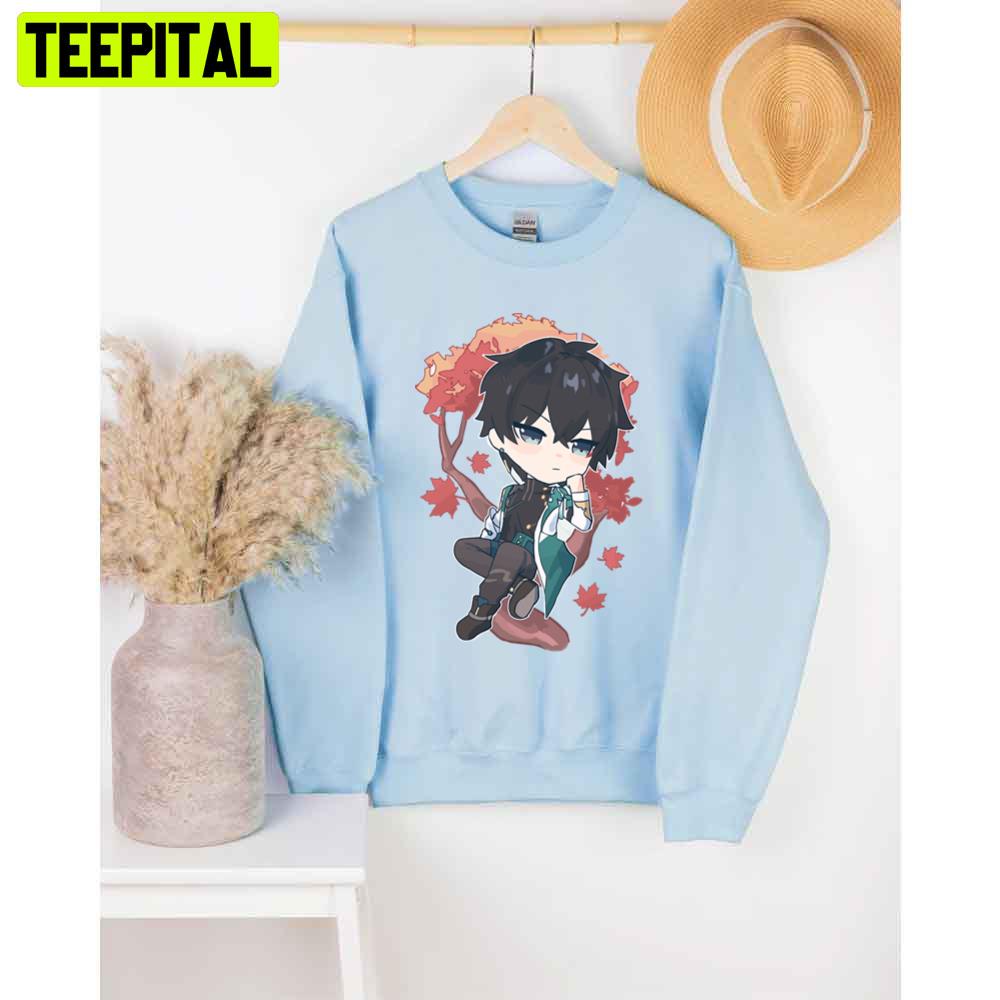 Chibi Dan Heng Honkai Star Rail Game Unisex T-Shirt Chibi Dan Heng Honkai Star Rail Game Unisex T-Shirt