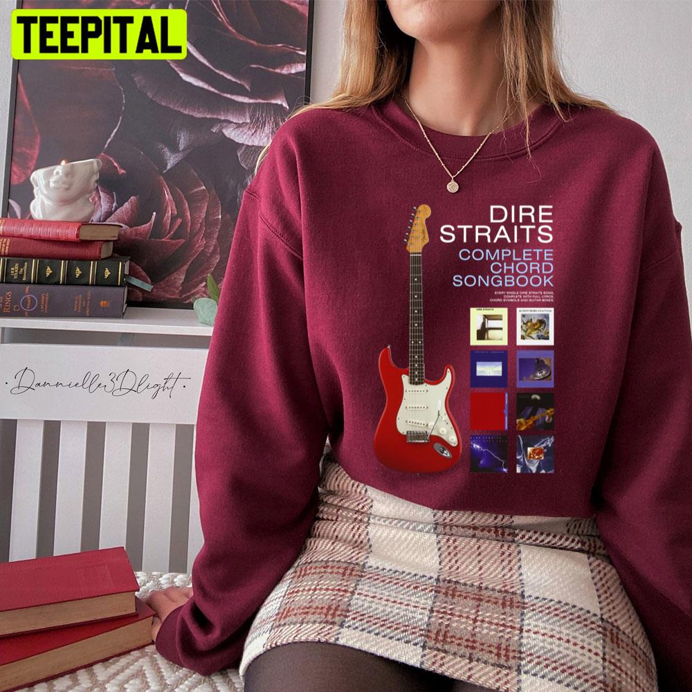 Complete Chord Songbook Dire Straits Unisex T-Shirt Complete Chord Songbook Dire Straits Unisex T-Shirt