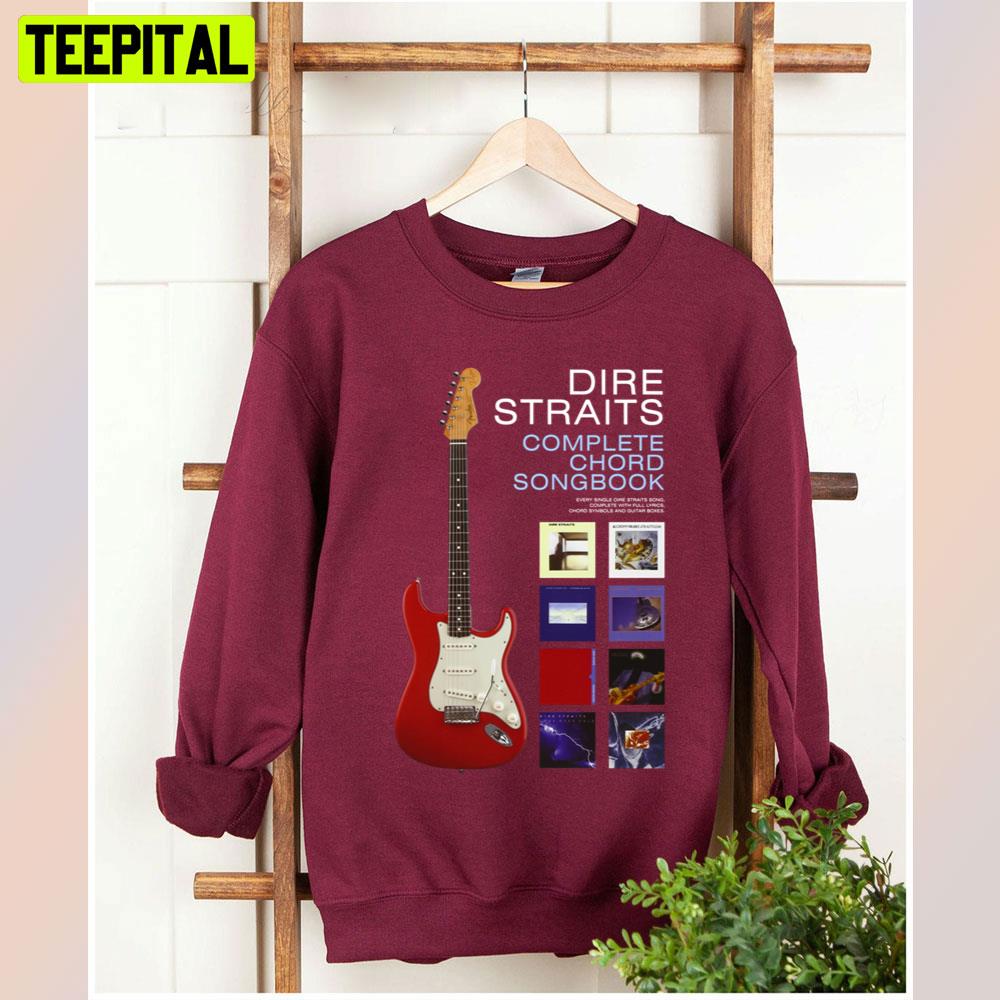 Complete Chord Songbook Dire Straits Unisex T-Shirt Complete Chord Songbook Dire Straits Unisex T-Shirt
