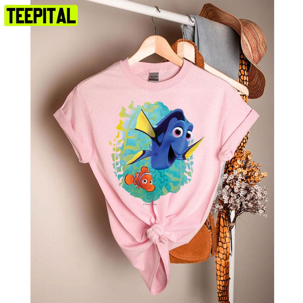 Dory & Nemo Swim With Friends Baby Unisex T-Shirt Dory & Nemo Swim With Friends Baby Unisex T-Shirt