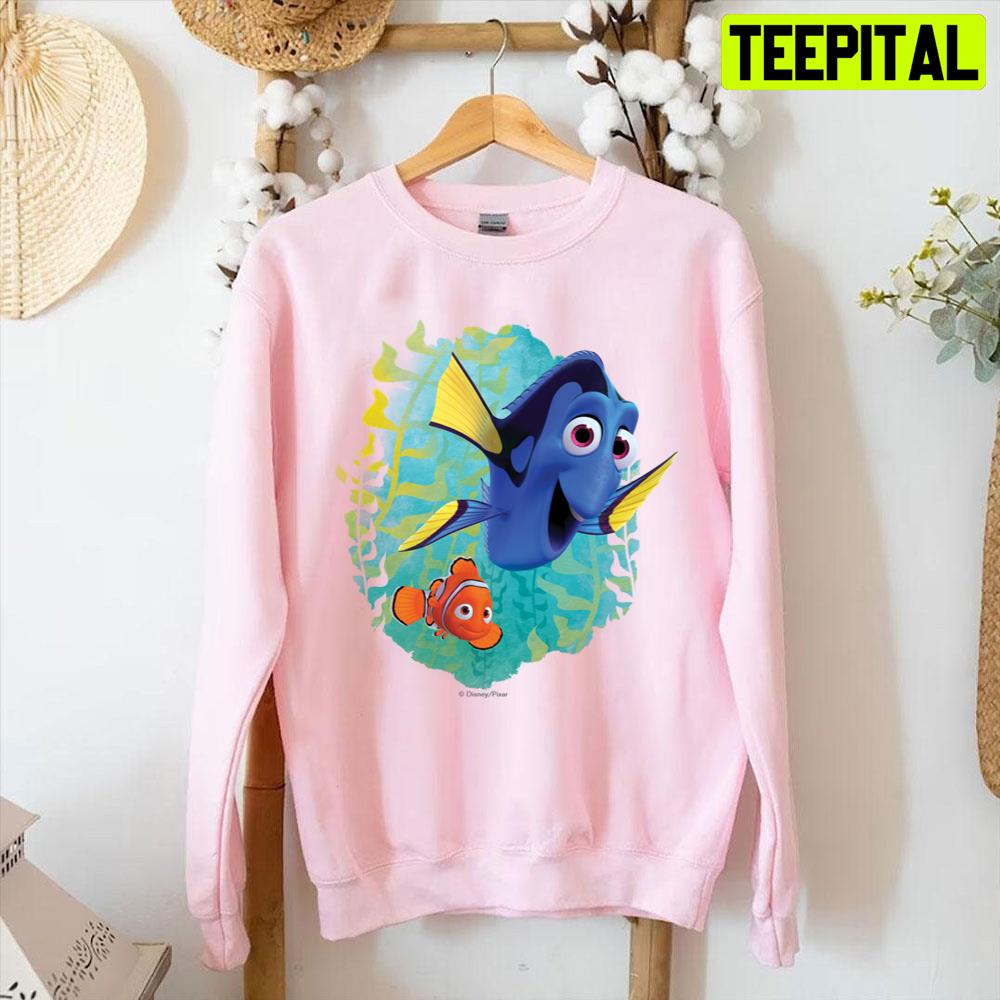 Dory & Nemo Swim With Friends Baby Unisex T-Shirt Dory & Nemo Swim With Friends Baby Unisex T-Shirt