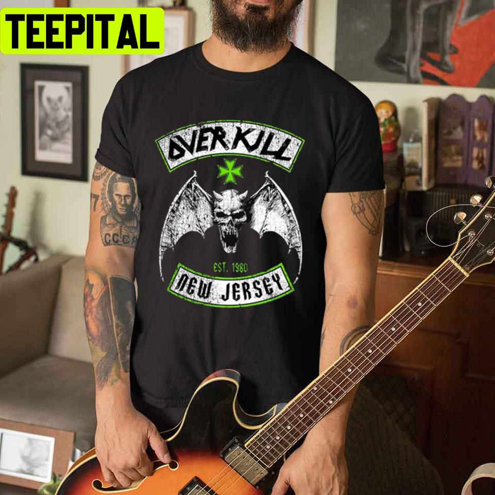 Est 1980 New Jersey Over Kill Unisex T-Shirt Est 1980 New Jersey Over Kill Unisex T-Shirt