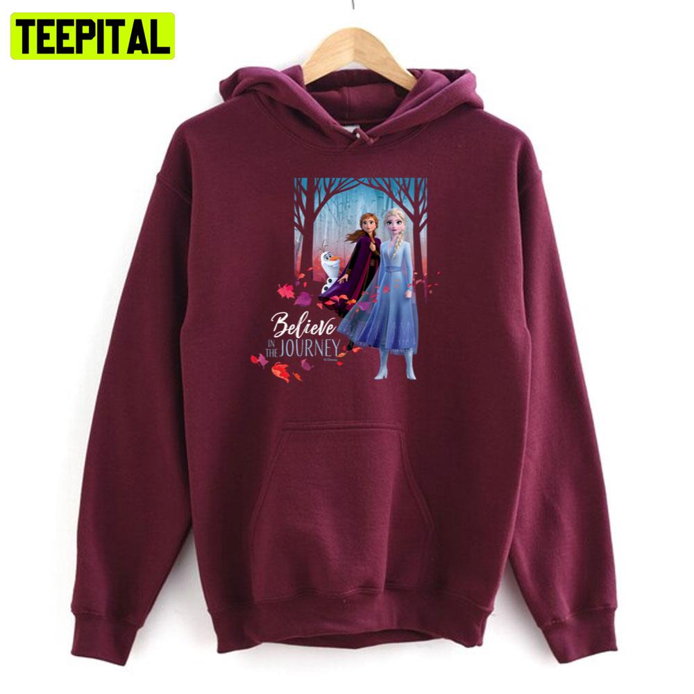 Frozen 2 Elsa Anna & Olaf Believe Unisex T-Shirt Frozen 2 Elsa Anna & Olaf Believe Unisex T-Shirt