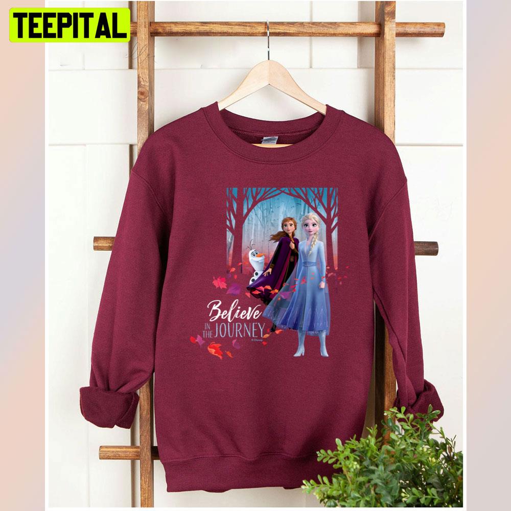 Frozen 2 Elsa Anna & Olaf Believe Unisex T-Shirt Frozen 2 Elsa Anna & Olaf Believe Unisex T-Shirt