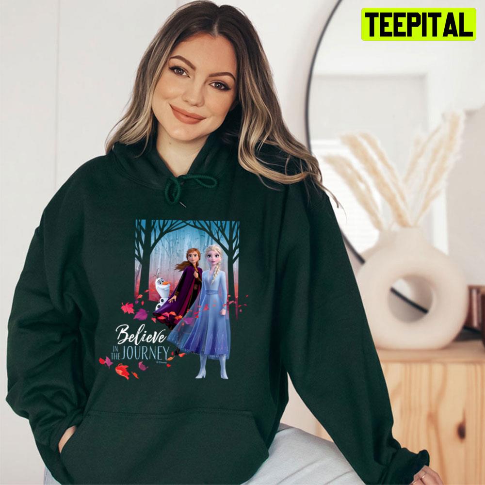 Frozen 2 Elsa Anna & Olaf Believe Unisex T-Shirt Frozen 2 Elsa Anna & Olaf Believe Unisex T-Shirt