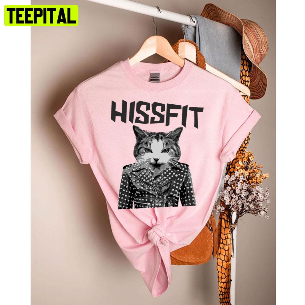 Hissfit Rebel Misfit Kitty Cat Unisex T-Shirt Hissfit Rebel Misfit Kitty Cat Unisex T-Shirt