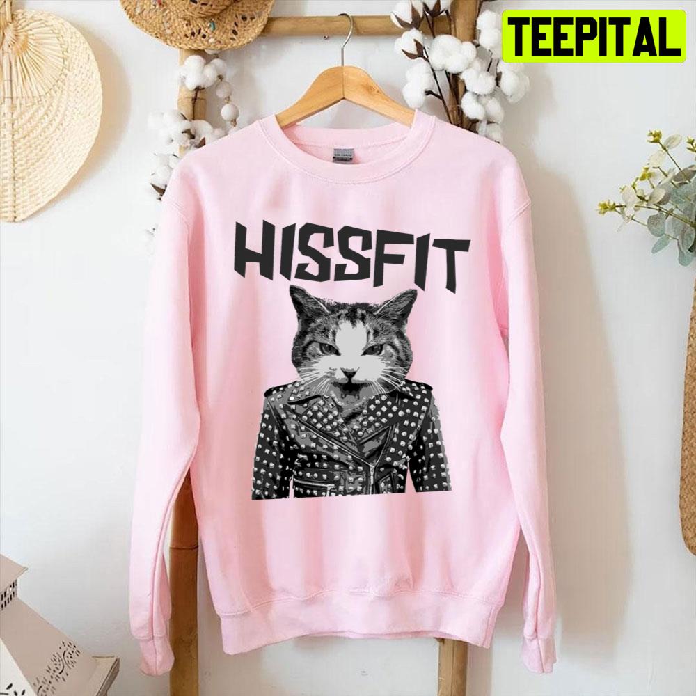Hissfit Rebel Misfit Kitty Cat Unisex T-Shirt Hissfit Rebel Misfit Kitty Cat Unisex T-Shirt