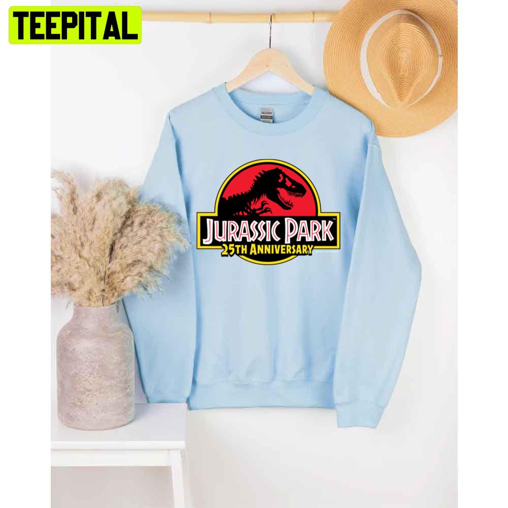 Jurassic Park 25th Anniversary Logo Unisex T-Shirt Jurassic Park 25th Anniversary Logo Unisex T-Shirt