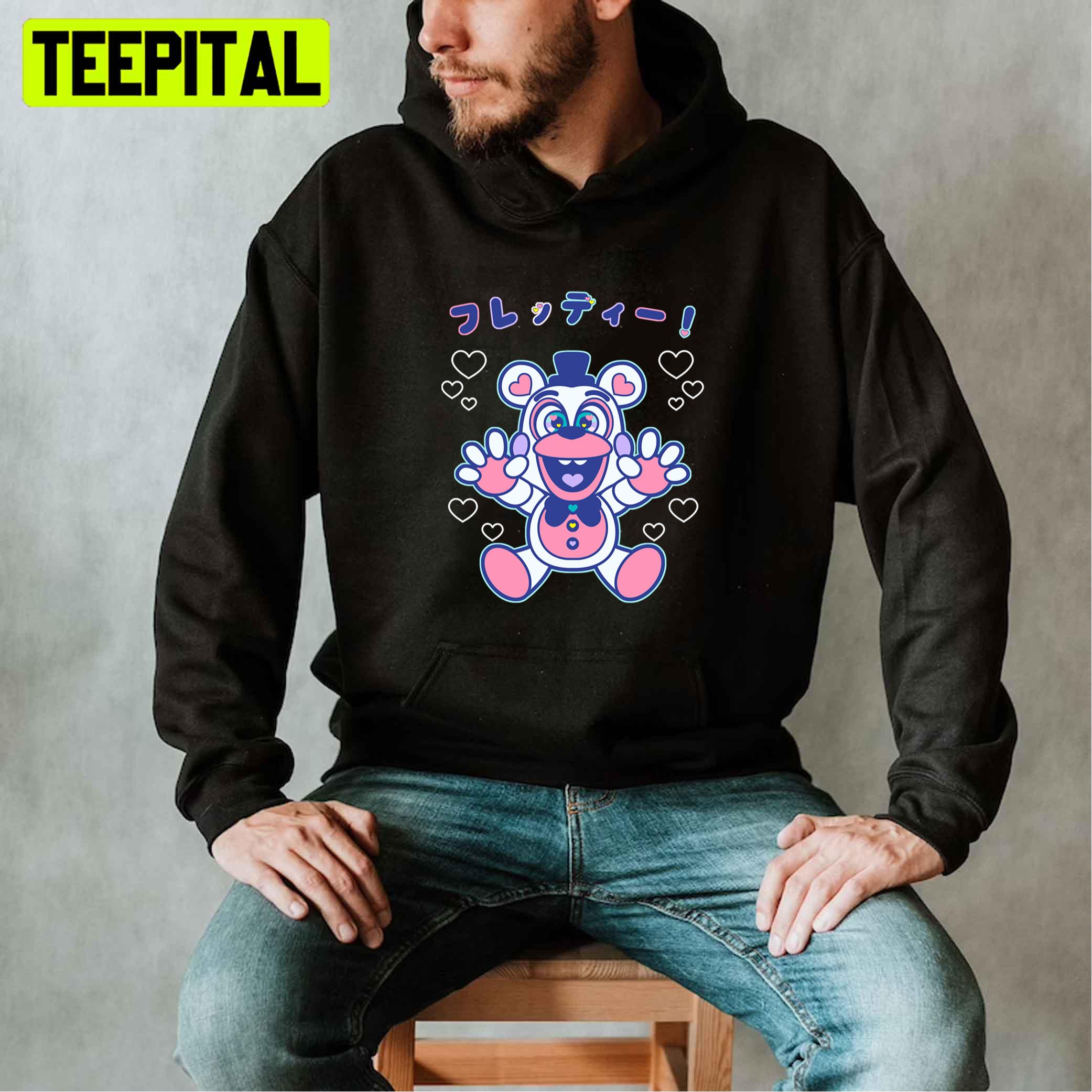Kawaii Funtime Blue Five Nights At Freddy's Unisex T-Shirt Kawaii Funtime Blue Five Nights At Freddy's Unisex T-Shirt