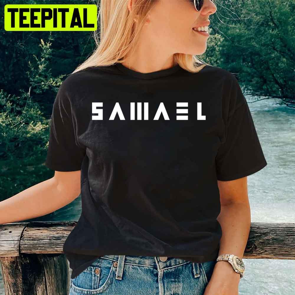 Metal Mania White Logo Samael Unisex T-Shirt Metal Mania White Logo Samael Unisex T-Shirt
