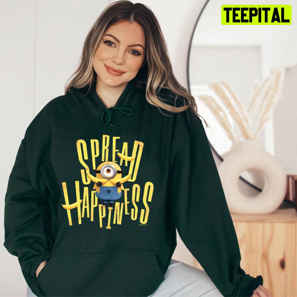 Minions The Rise Of Gru Spread Happiness Unisex T-Shirt Minions The Rise Of Gru Spread Happiness Unisex T-Shirt