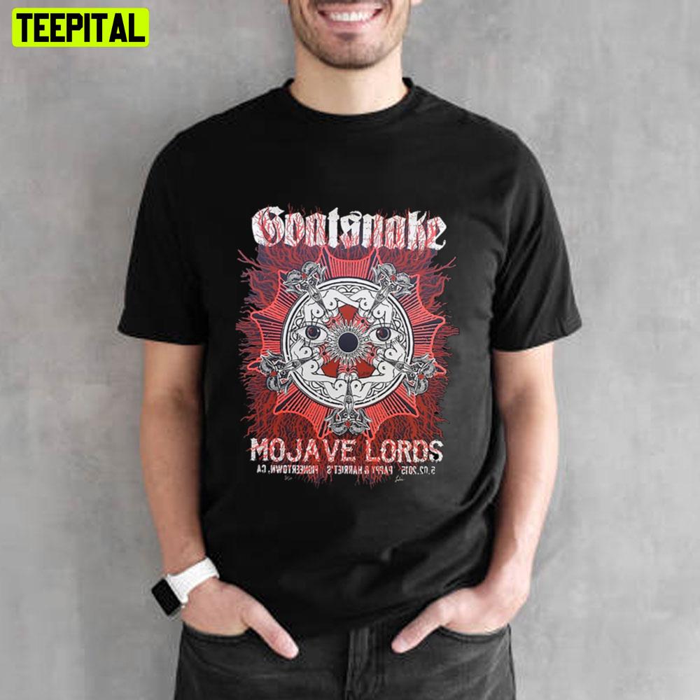 Mojave Lords Sexy Baphomet Graphic Goatsnake Unisex T-Shirt Mojave Lords Sexy Baphomet Graphic Goatsnake Unisex T-Shirt