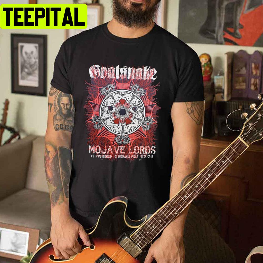 Mojave Lords Sexy Baphomet Graphic Goatsnake Unisex T-Shirt Mojave Lords Sexy Baphomet Graphic Goatsnake Unisex T-Shirt