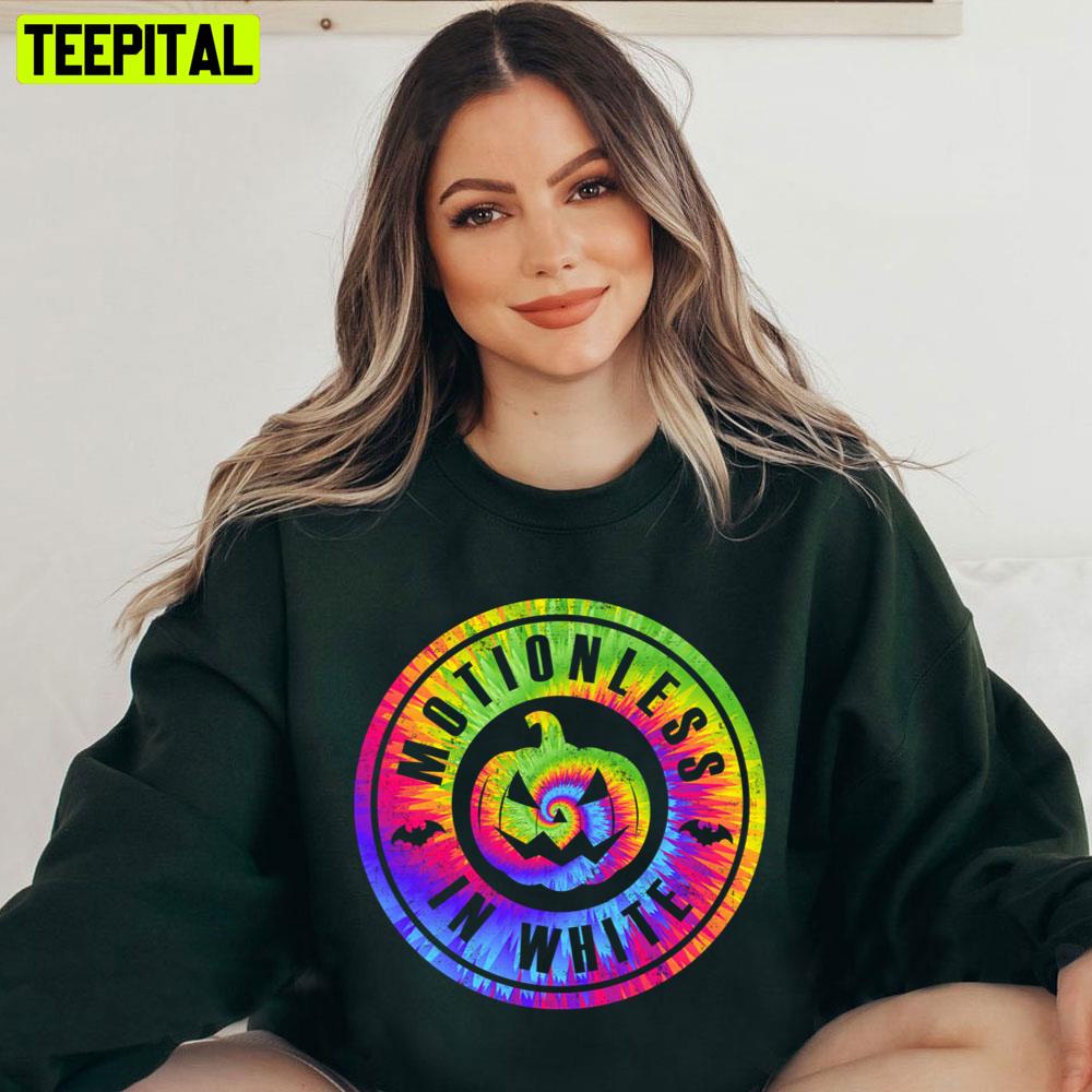Motionless In White Pumpkin Hippie Peace Unisex T-Shirt Motionless In White Pumpkin Hippie Peace Unisex T-Shirt
